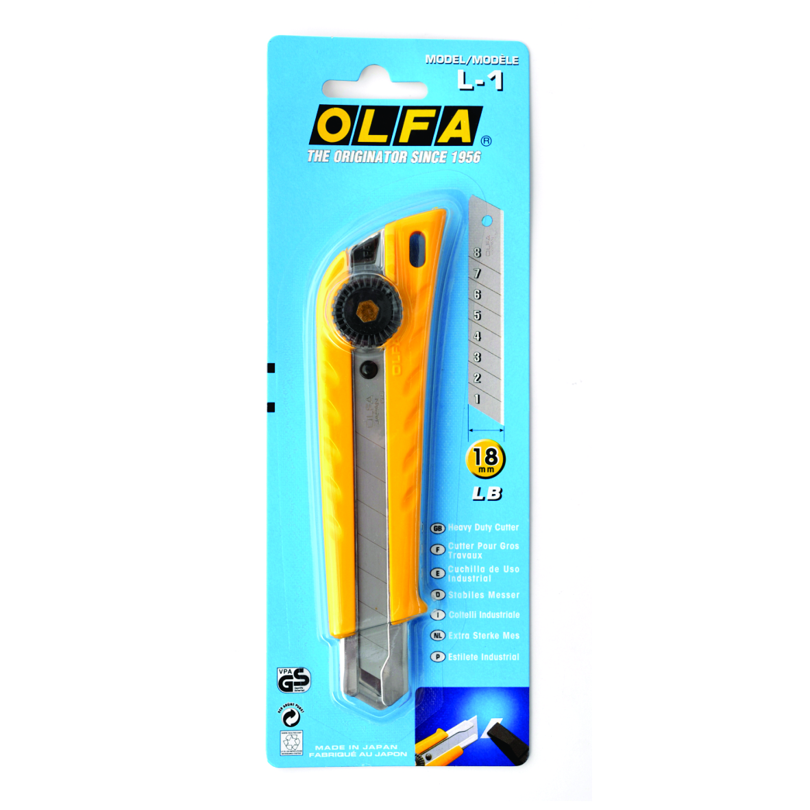 Olfa 18mm Heavy-Duty Carpet Cutter (OL) Canada Model: 5011