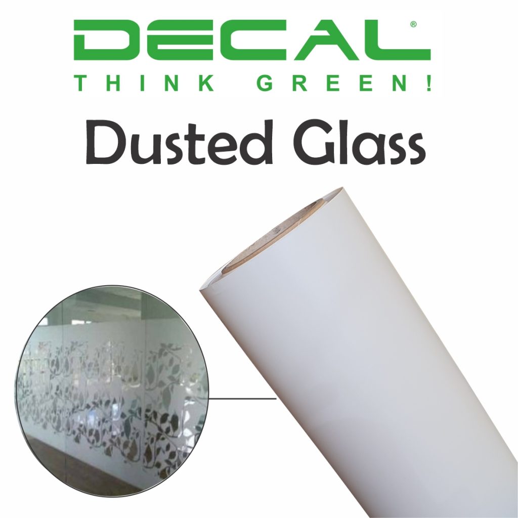 Decal Dusted Glass Bi Wize