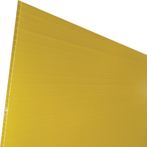fluteboard panel yellow